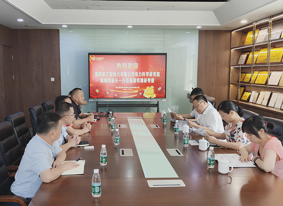 国网浙江省电力有限公司电力科学研究院领导莅临伟德源自英国始于1946调研考察